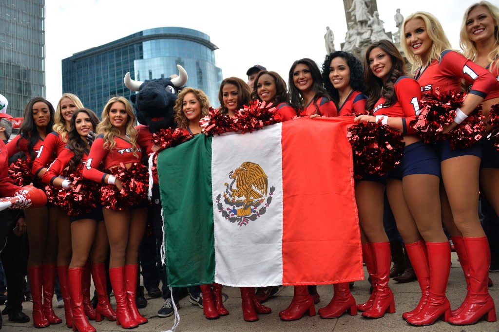Houston Texans fans in Mexico City
