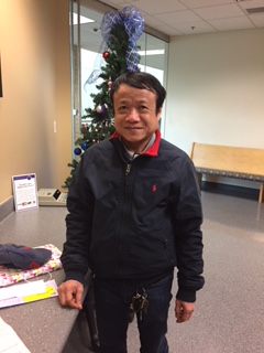 Bong Huynh is one of many North Texas homeowners who say they were ripped off by disappearing roofers. This photo was taken in small claims court when he won his case.(Dave Lieber/Staff)