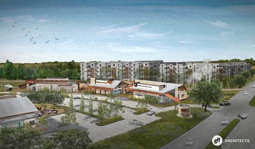 Flying Fish, Rodeo Goat Ice House land in Plano mixeduse project