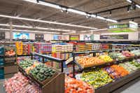 Aldi's larger produce section. The company said in February 2017 that it  plans to spend $1.6 billion to expand and remodel 1,300 stores by 2020.(Aldi)