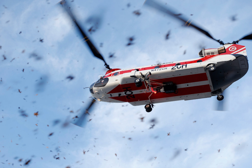 Watch a timelapse of an array of helicopters landing in Dallas for HELI