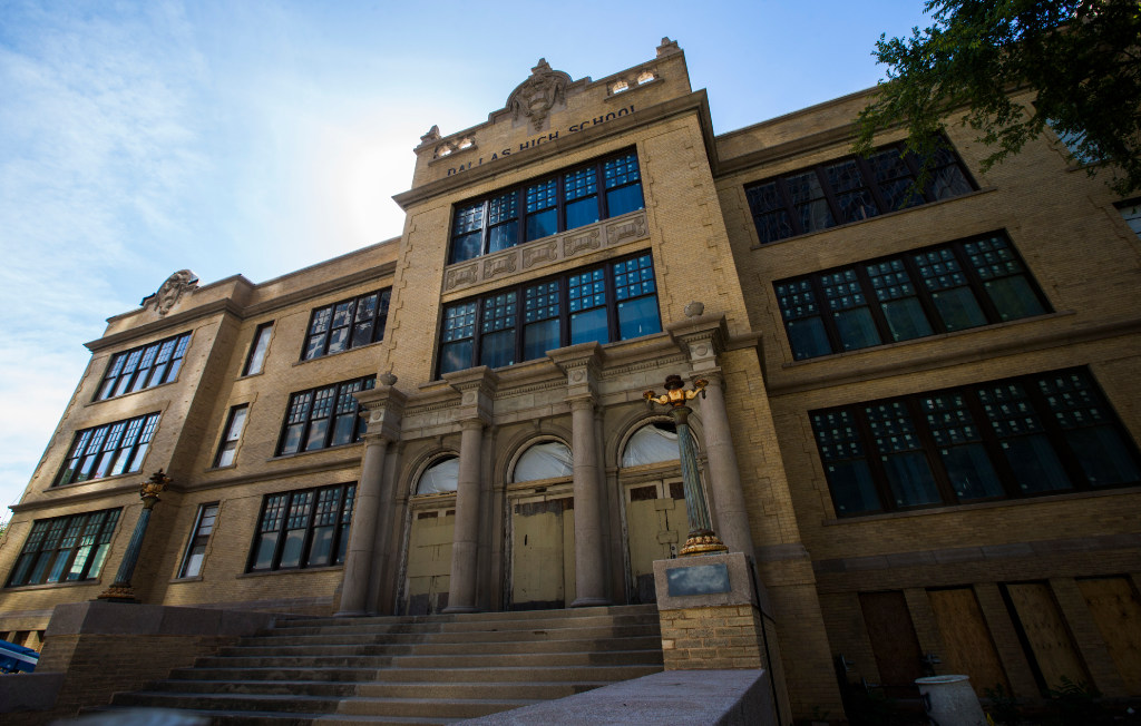 Opening bell rings at historic Dallas High School with first tenant
