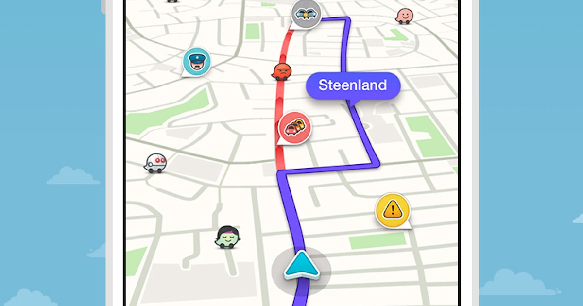 Waze app can help you find the best route to wherever you're going ...