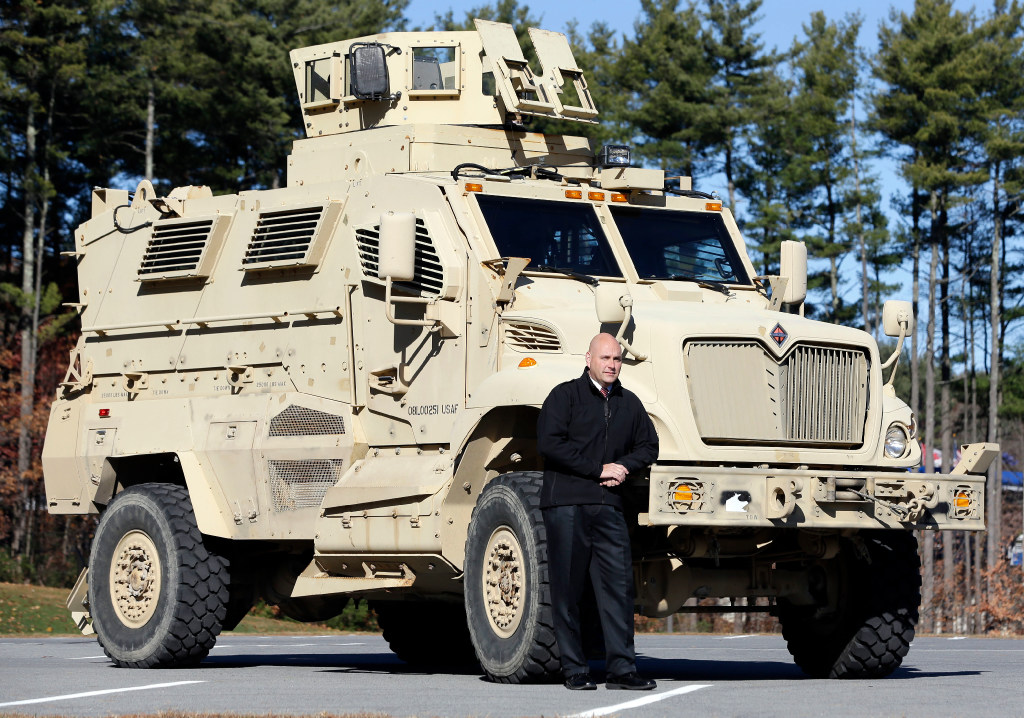 Trump allows local police to stock up on high-powered military vehicles and  gear