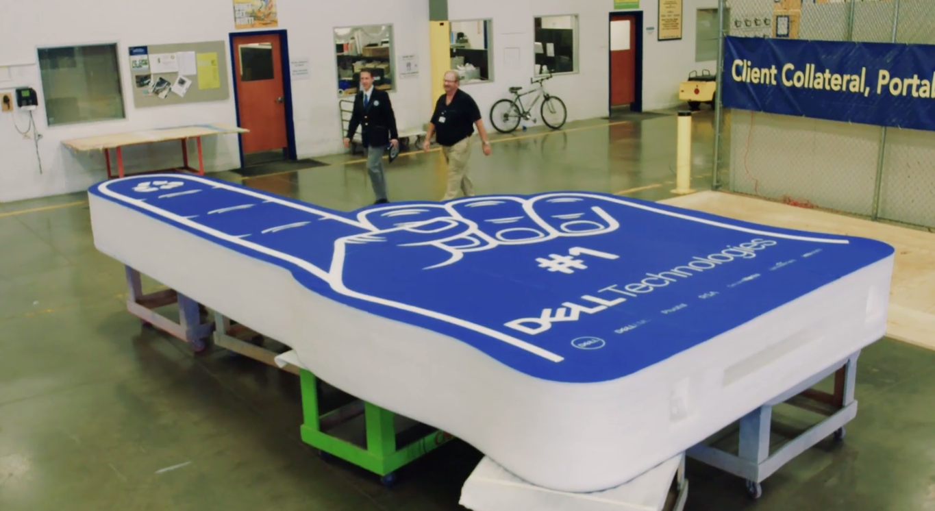 The story behind Dell, a Dallas company, a foam finger, and a Guinness  World Record