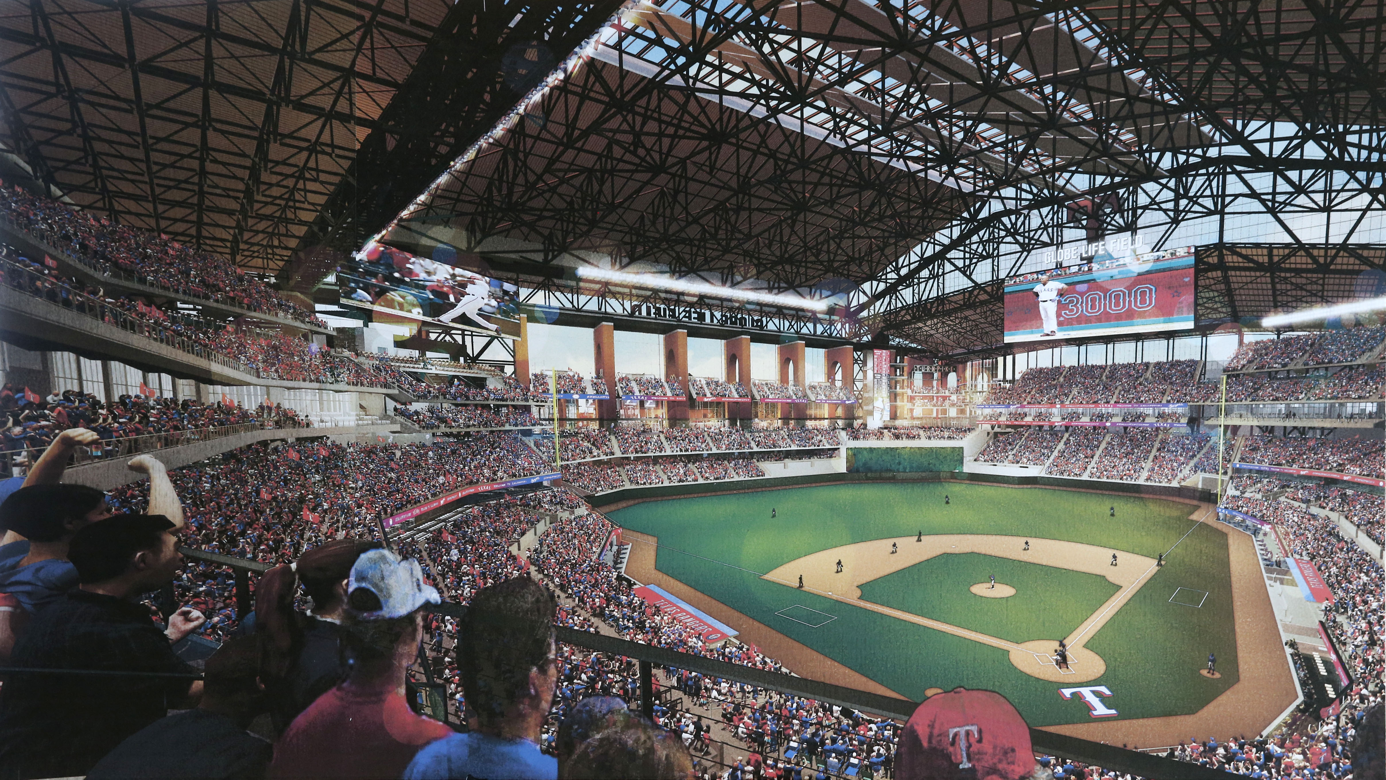 Renderings of Rangers new stadium sure look like Astros' Minute