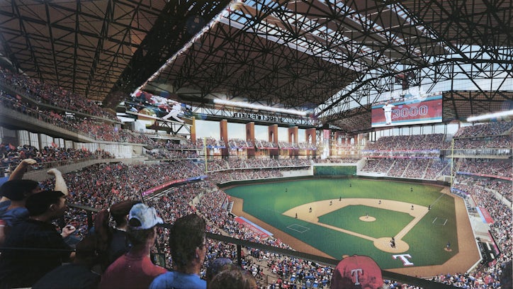 Rangers Unveil Renderings Of New Globe Life Field Set To