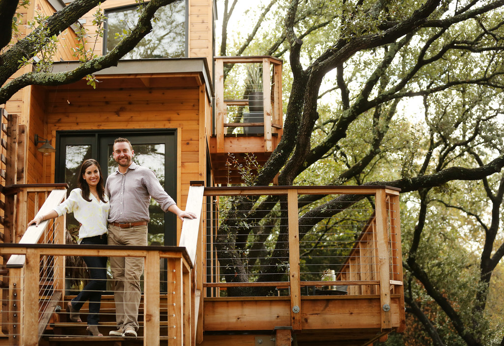 Peek inside this modern tree house hidden in a Dallas couple's backyard Home Dallas News