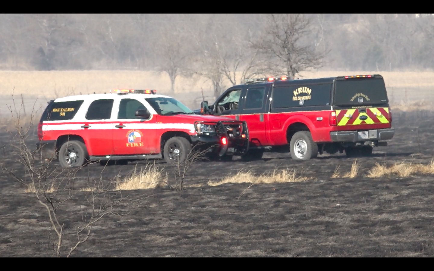 Dozens of acres burn in Denton County grass fire Fire Dallas News