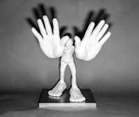 Nic Nicosia 'big hands,' 2015, will appear at the 2018 Dallas Art Fair via Erin Cluley Gallery(Nic Nicosia)