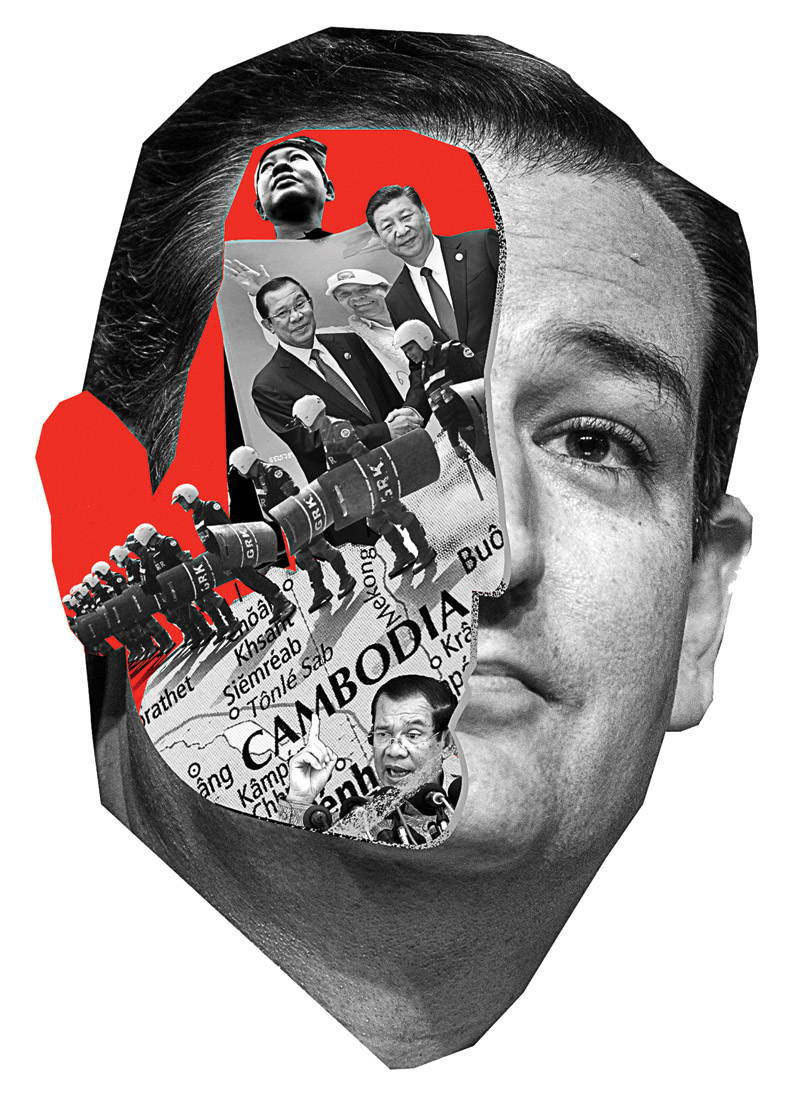 Image result for Why Cambodia is making fantastical allegations against Ted Cruz of inciting revolution