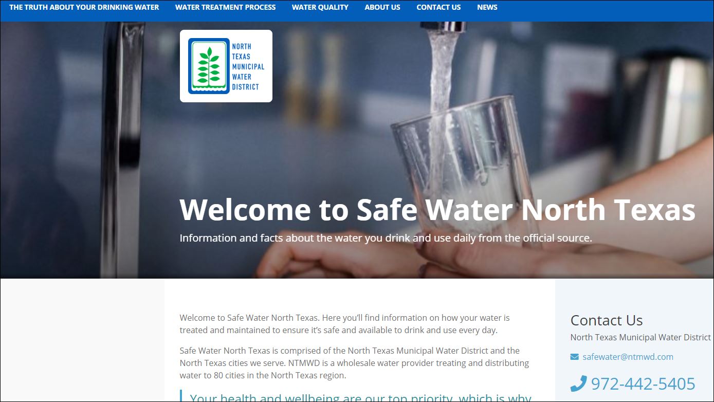 The water district created this informational website with a URL similar to the activists group's site. The water district could have steered web searchers to its established district website but didn't.