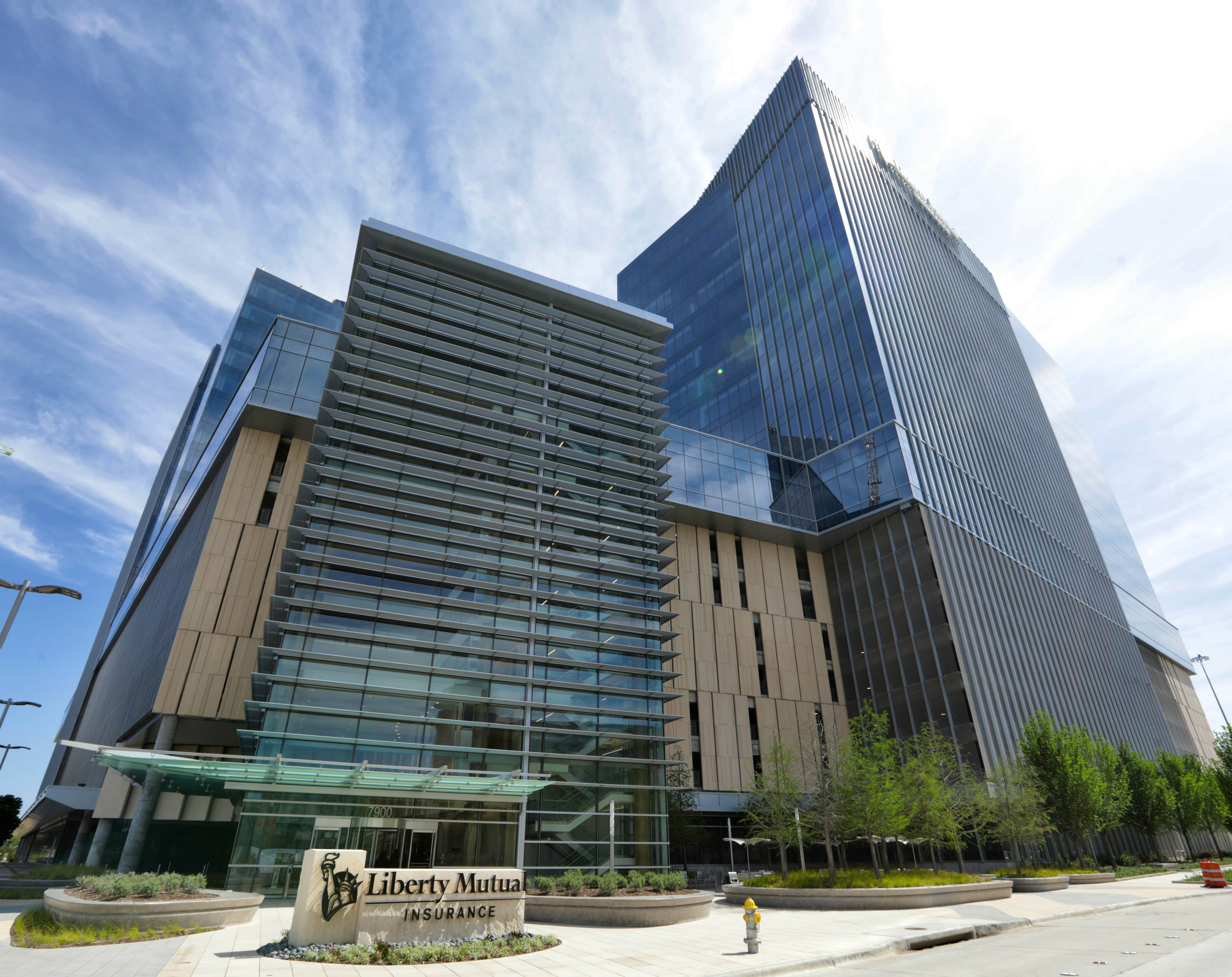 Liberty Mutual's towering Plano regional campus is almost half full