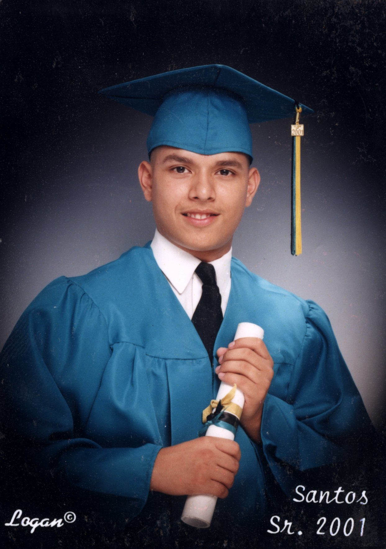 Santos Gauna, 18, was killed Saturday, June 9, 2001, at his going-away party in the Ledbetter area of West Dallas.(Courtesy photo)