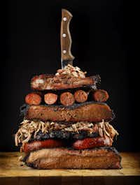 Brisket, ribs, pulled pork and sausage are among the fatty meats that could be staples of the keto diet.(Tom Fox/Staff Photographer)