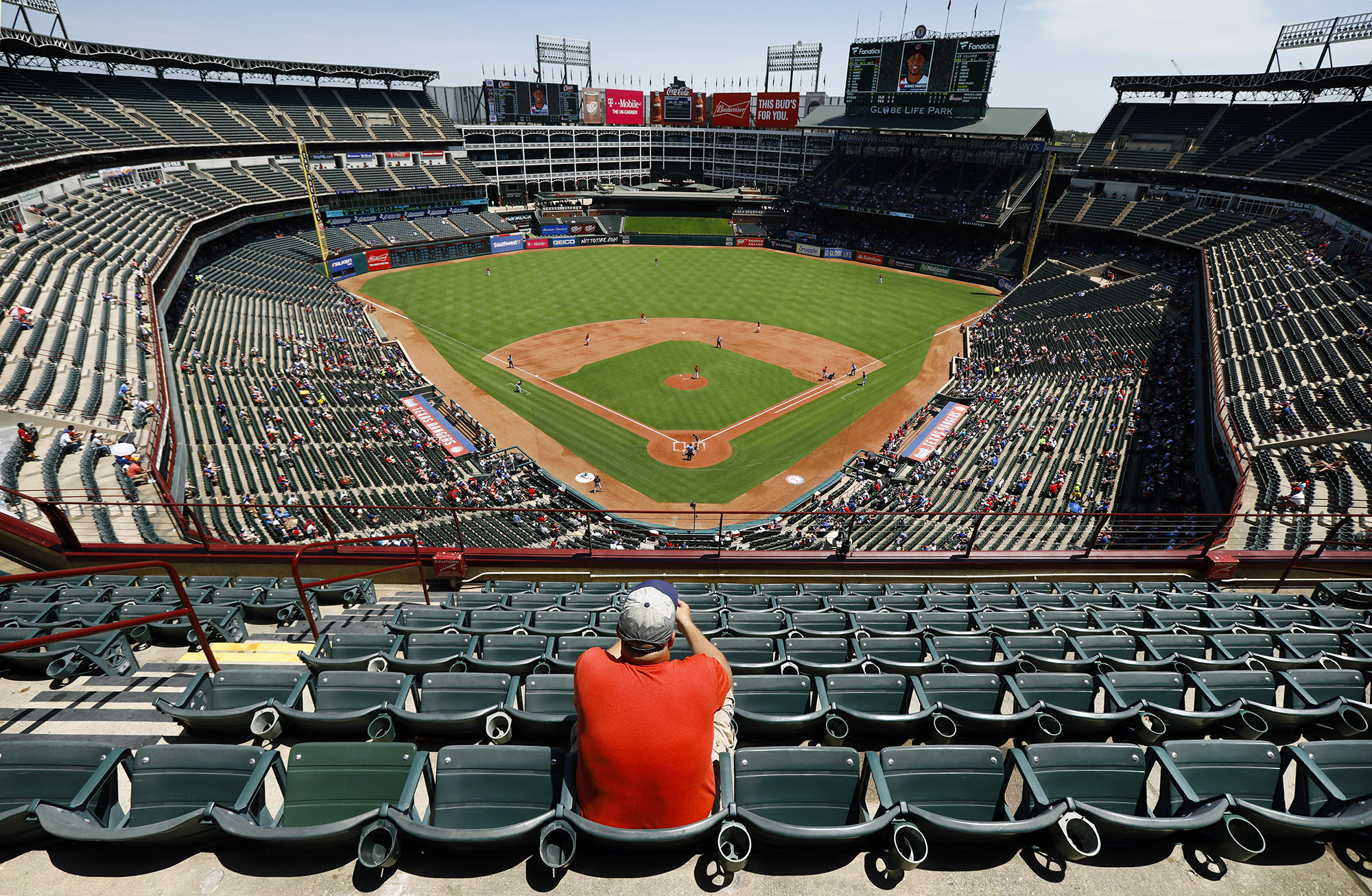 A look back at some of the hottest days for the Texas Rangers at Globe Life  Park