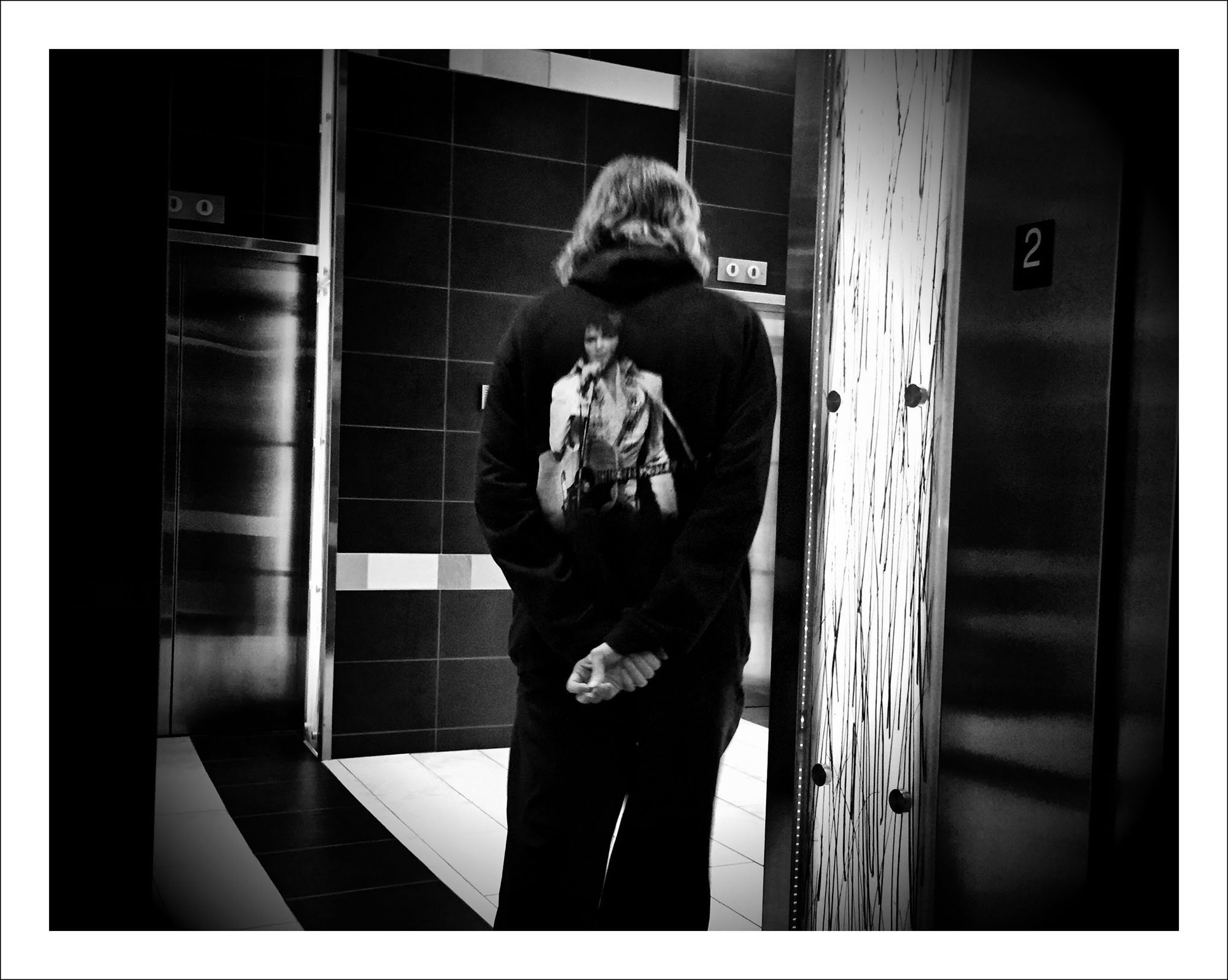 1/19/17 — Elvis has left the elevator. Time for chemotherapy #9. 16-mile bike ride this morning. Trying to get more regular exercise to combat the fatigue that follows the infusion of poisons.(Guy Reynolds/Staff Photographer)