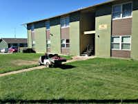 Workers were dropping off fire extinguishers at units Wednesday. Until this week, there was just one extinguisher per building.(Robert Wilonsky/Staff)