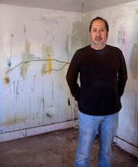Artist Stephen Lapthisophon at his studio in Dallas(Nan Coulter/Special Contributor&nbsp;)