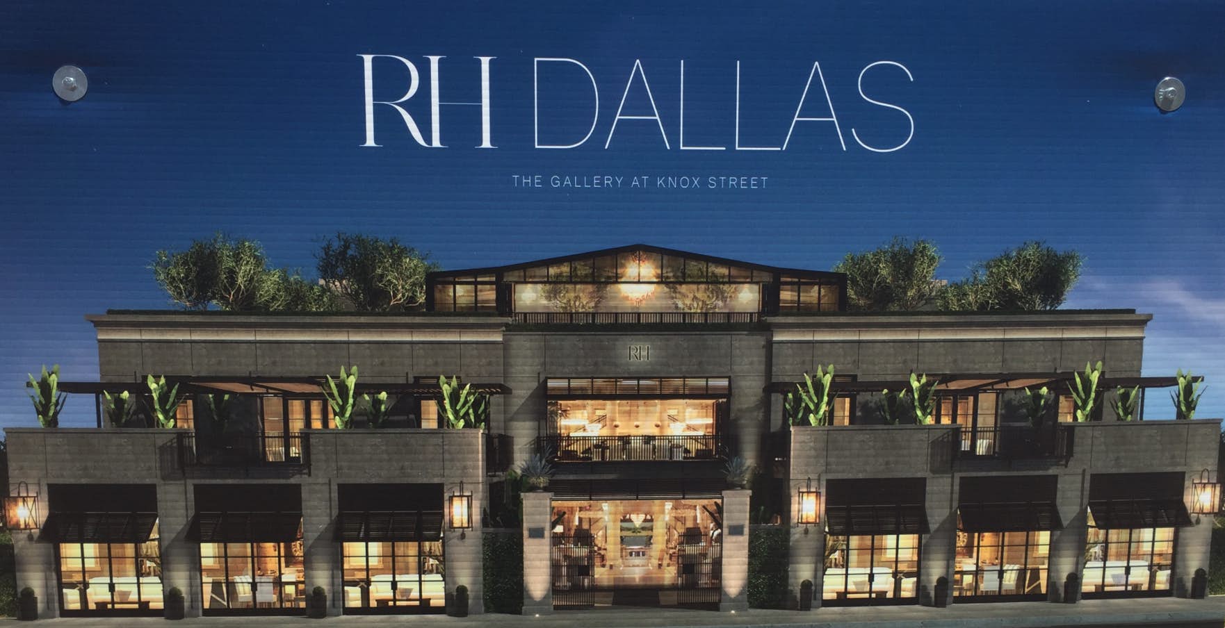 First look Restoration Hardware's new gallery store on Dallas' Knox