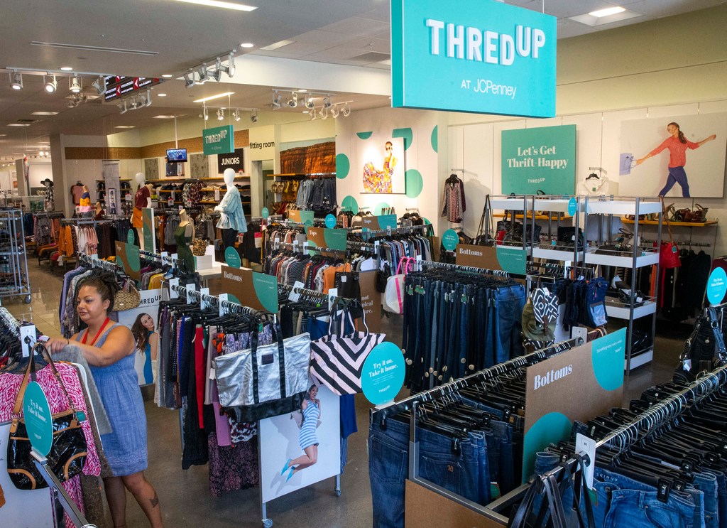 Thrifting with thredUP's Stage Stores Pop-Up
