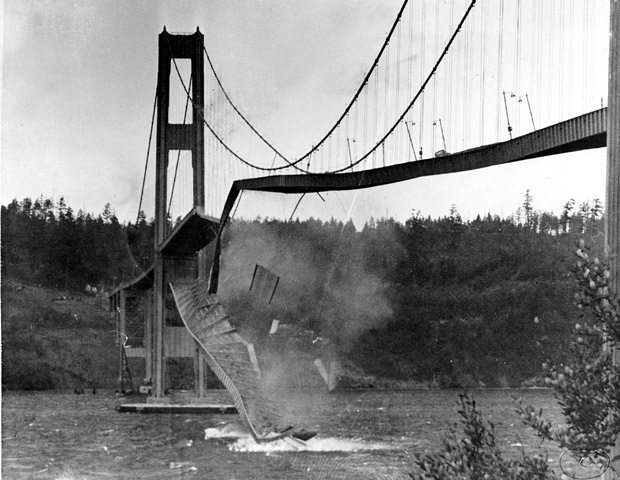 Today In Photo History - 1940: Tacoma Narrows Bridge Crashes Into Puget ...