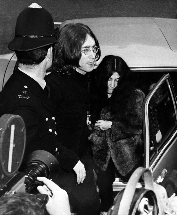 Image result for john and yoko arrested images