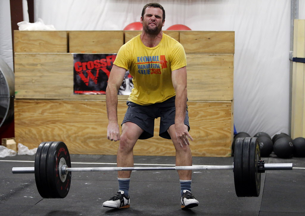 Photos: Heavy weights, tough competition at CrossFit Wylie ...