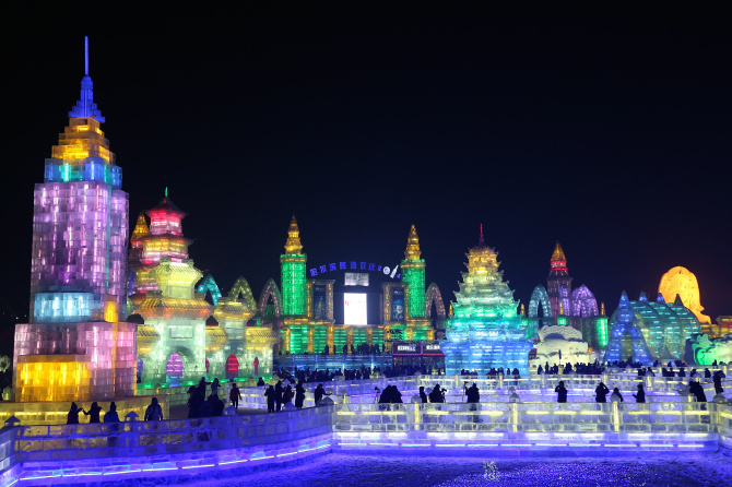 Image result for harbin international ice and snow sculpture festival