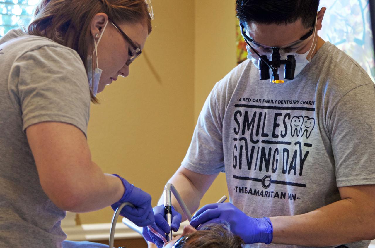 McKinney doctor treats homeless Samaritan Inn residents with free dental care McKinney