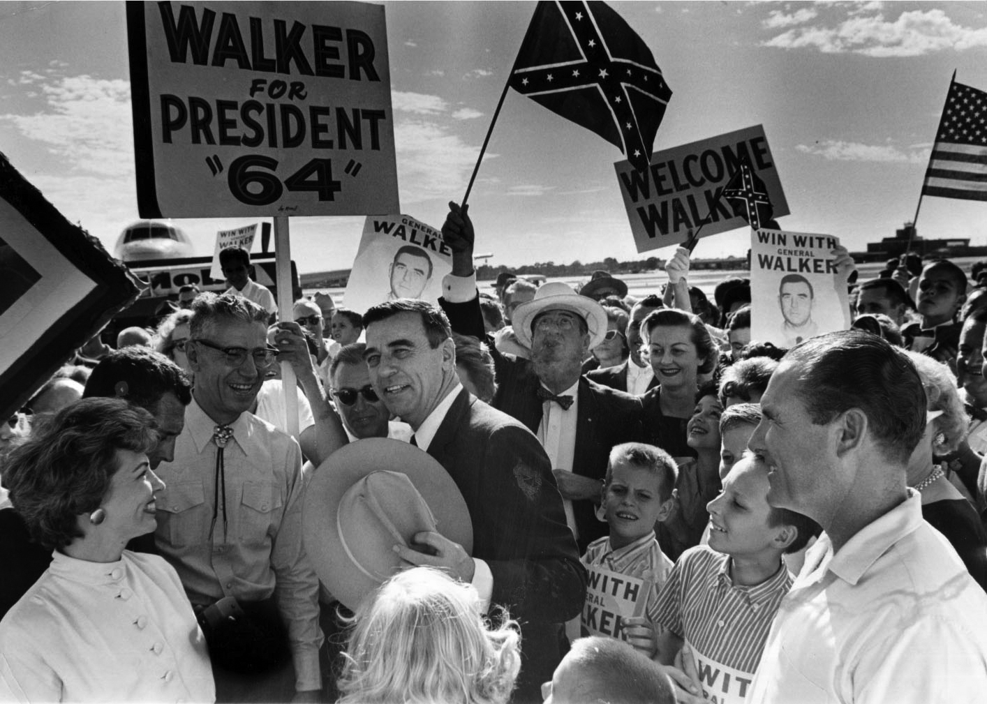 Today in Dallas photo history 1962 '60s rightwing figure Gen. Edwin