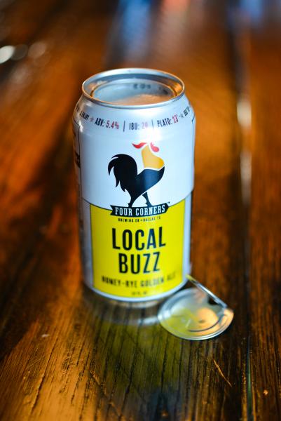 Beer Buzz Local Buzz golden ale from Dallas’ Four Corners is perfect