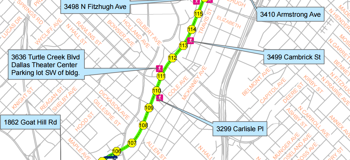 Katy Trail Map With Mile Markers Maping Resources   Katy Trail1 