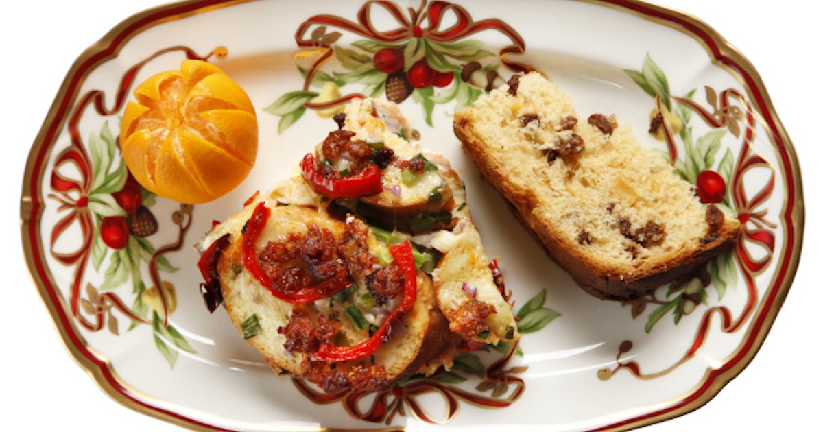 sausage fontina and bell pepper strata recipes dallas christmas store arlington texas