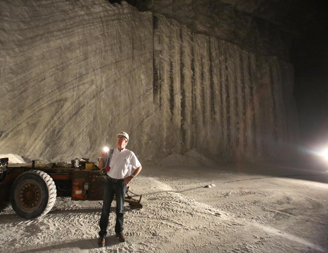 Inside the breathtaking tunnels of Grand Saline's Morton Salt Mine