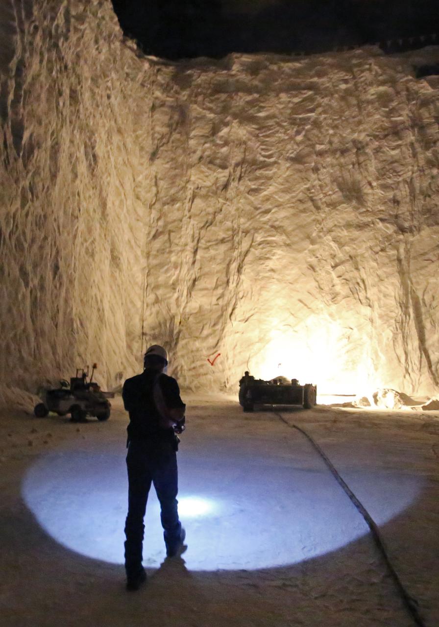 Inside the breathtaking tunnels of Grand Saline's Morton Salt Mine