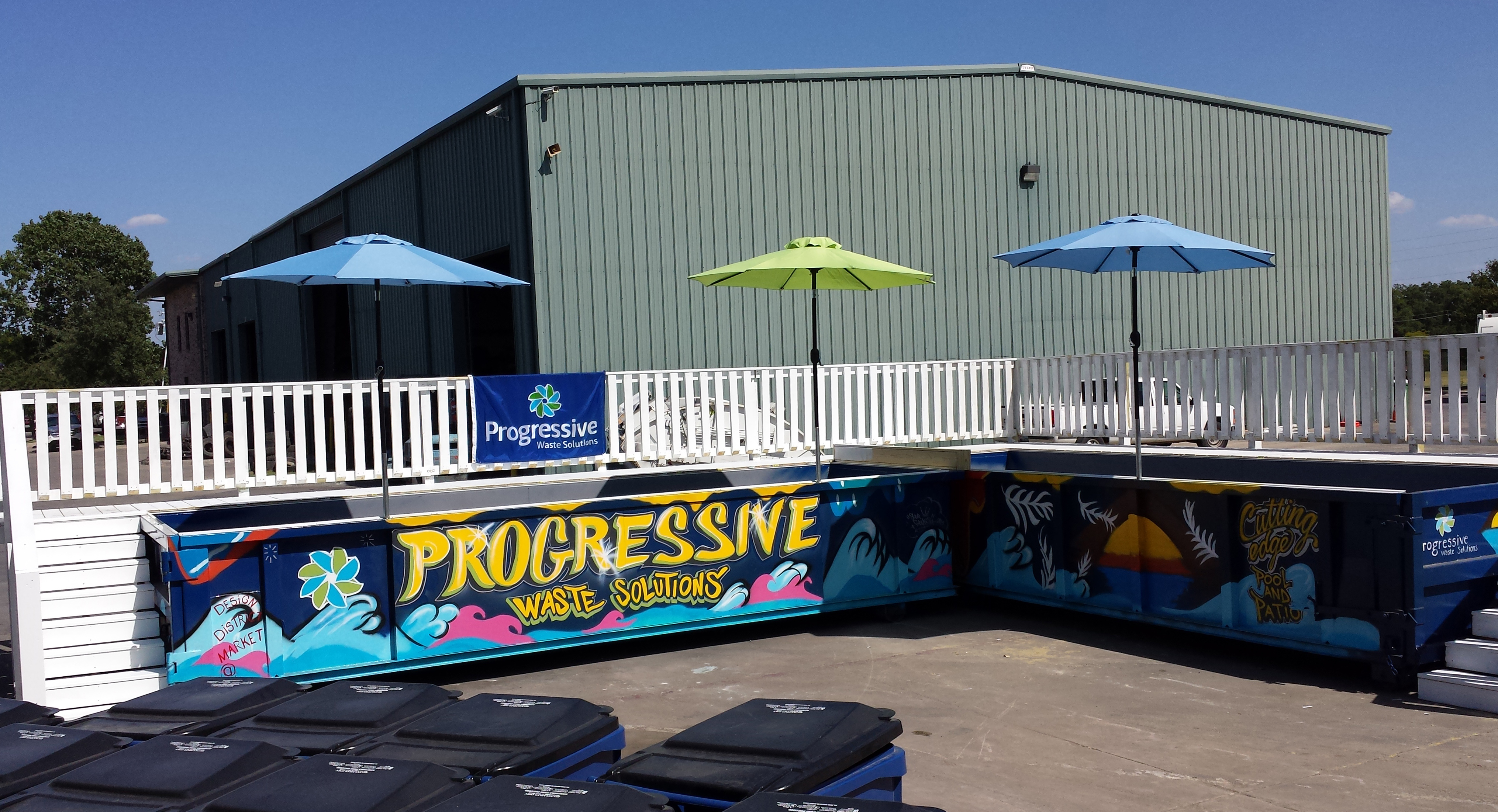 Dumpster diving in the Design District Progressive Waste Solutions