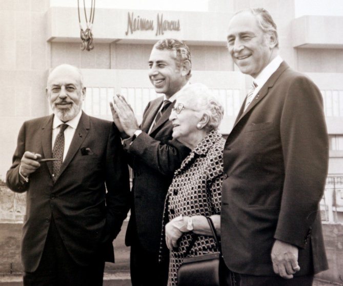 Neiman Marcus Houston Store Opening, 1968: Stanley, Lawrence, Edward, &  Mrs. Herbert Marcus] - Stanley Marcus Papers - SMU Digital Collections