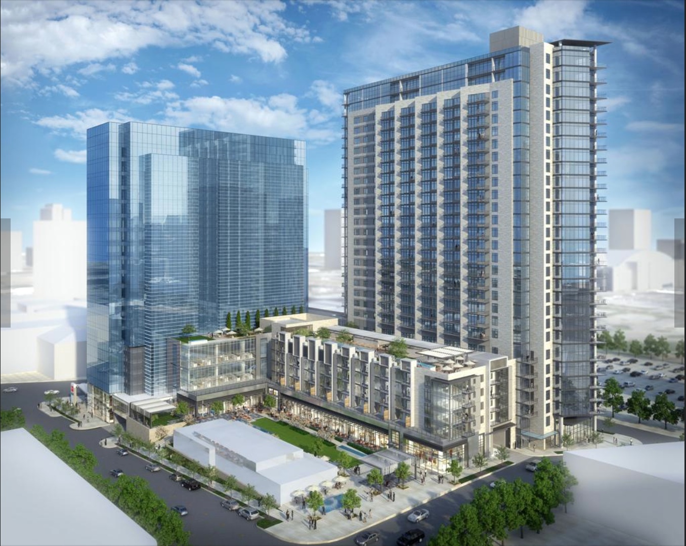 Groundbreaking this morning for Uptown's Union tower complex Business Dallas News