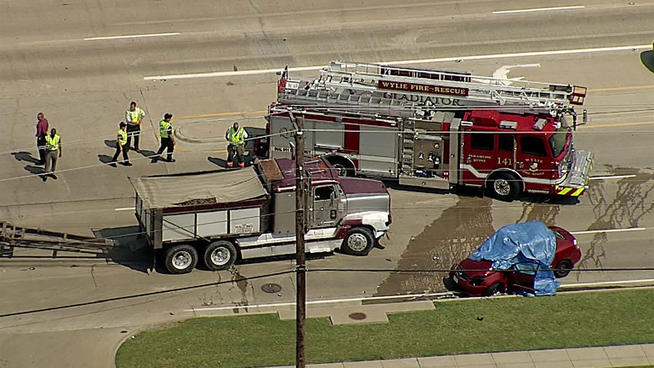 UPDATE Wylie police arrest truck driver after suspected DWI crash